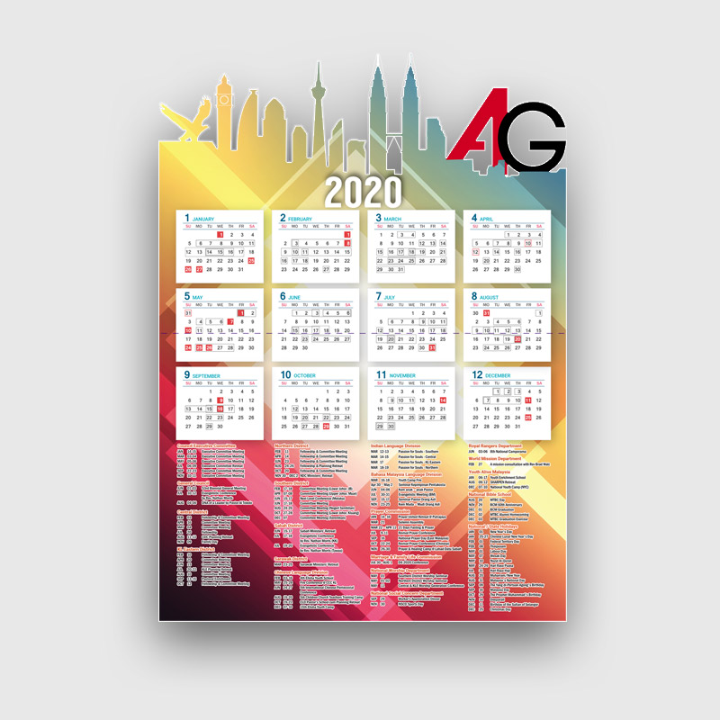 AG 2020 Calendar enovation